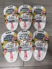 6x BIC Soleil Escape 4-Blade Razors Citrus Scent-4Ctx 6 Packs=24 Razors