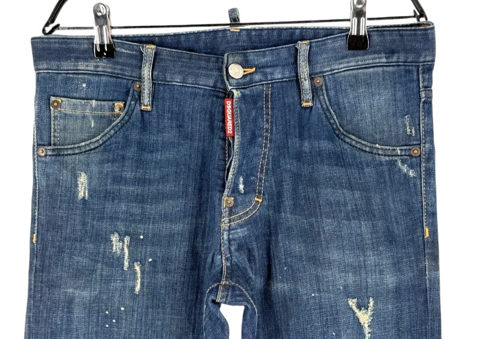 Jeans Ajustados Slim De DSQUARED2 Para Hombre Talla 46 - W32 L33 - Imagen 3 de 4