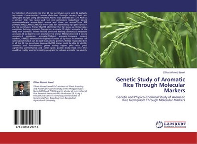 Zilhas Ahmed Jewel | Genetic Study of Aromatic Rice Through Molecular Markers