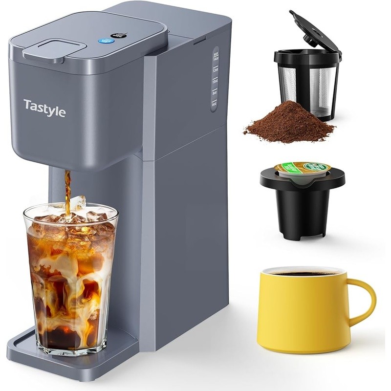 2in1 Over Ice Hot Brew 6-14oz Easy Clean Self Cleaning New