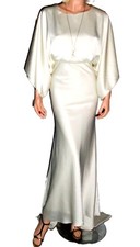 Asos Bridal Ivory Art Deco Maxi Dress with Train 0