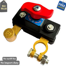 1pcs Universal Battery Disconnect Switch 12v 24v Cut Off Isolator For Cars Rv