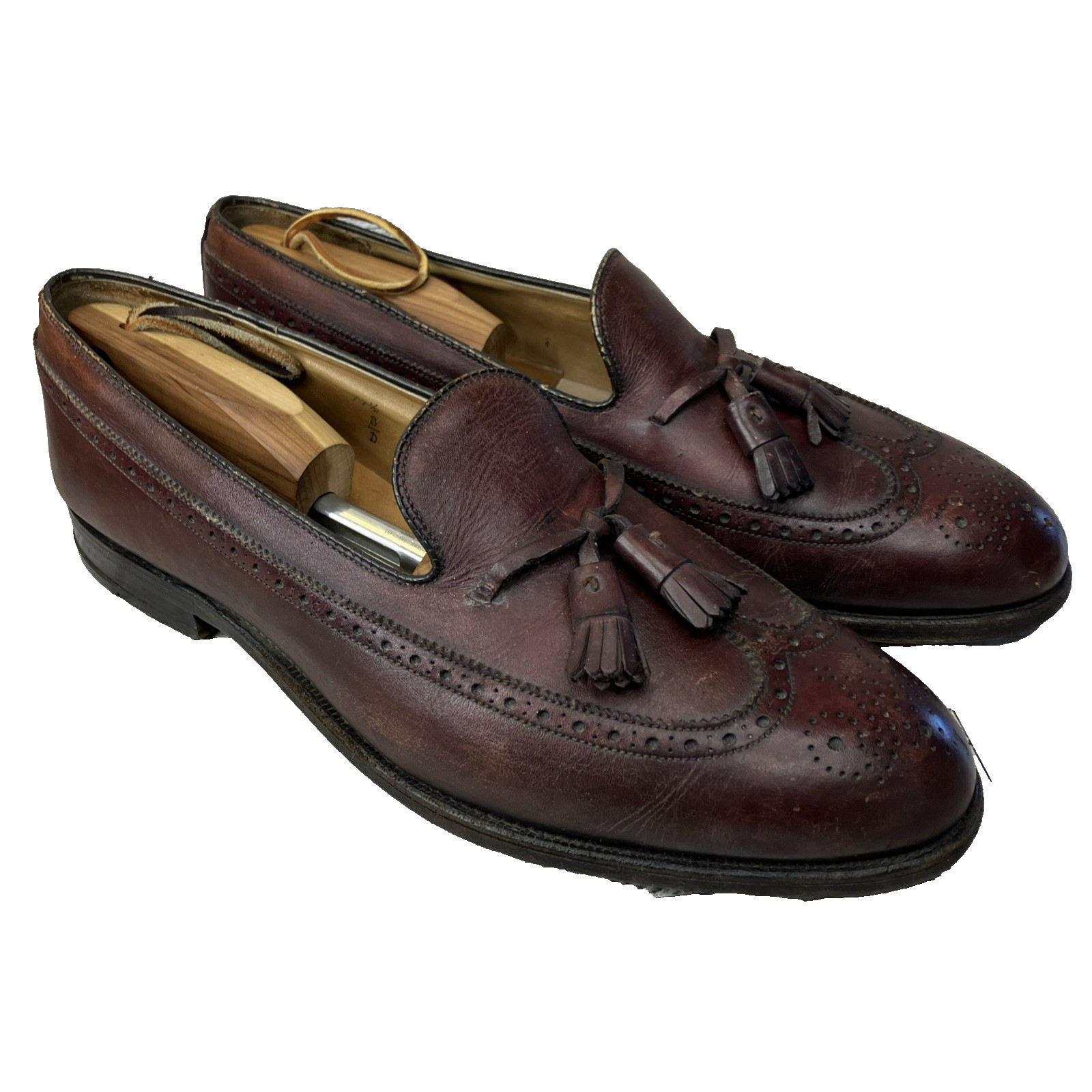 Alden 553 Burgundy Calfskin Tassel Loafer