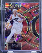 Rhyne Howard 2024 Panini Select WNBA Premier Red Cracked Ice-#40 Dream