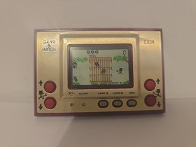 Nintendo Game & Watch Lion LN-08 Gold Very Good Condition *Working*