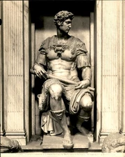 GA289 Approx 1920s Original Photo TOMB OF GIULIANO DE MEDICI MICHAELANGELO ITALY