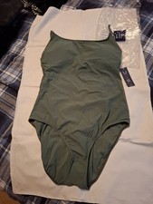 NWT GAP Women's Swim Convertible One-Piece Swimsuit, Khaki, Size M