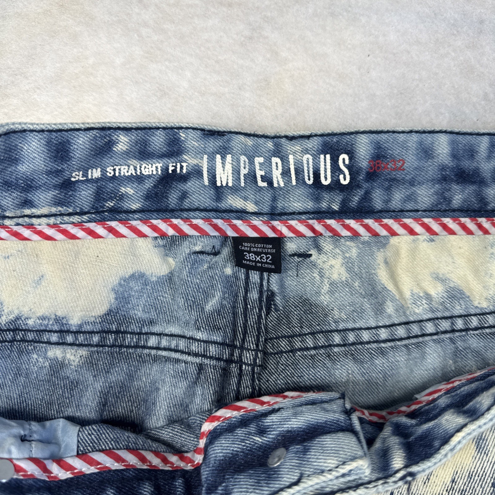 Imperious Distressed Patchwork Denim Embroidered … - image 10