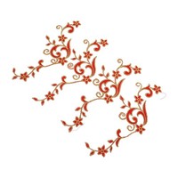 4 StüCke Stickerei Patches Blumen Form Applikationen Diy NäHen Reparatur Patches