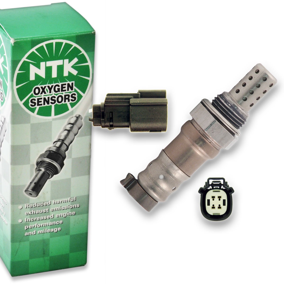 NGK NTK Downstream O2 Oxygen Sensor for 2013-2016 Ford Escape 2.0L L4 - jo