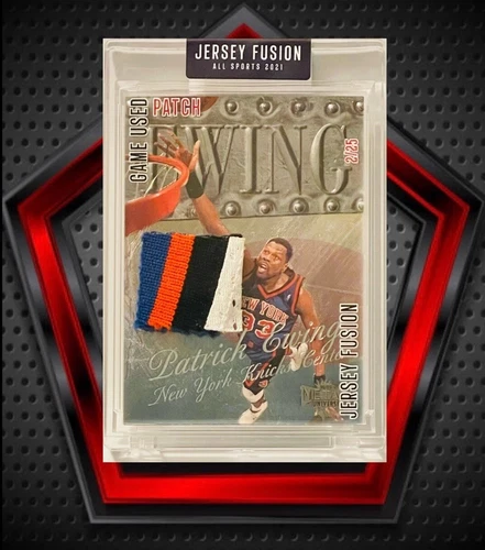 Patrick Ewing *2/25* - *Game Used* 2021 Sportscards Jersey Fusion JF-PE00 Knicks