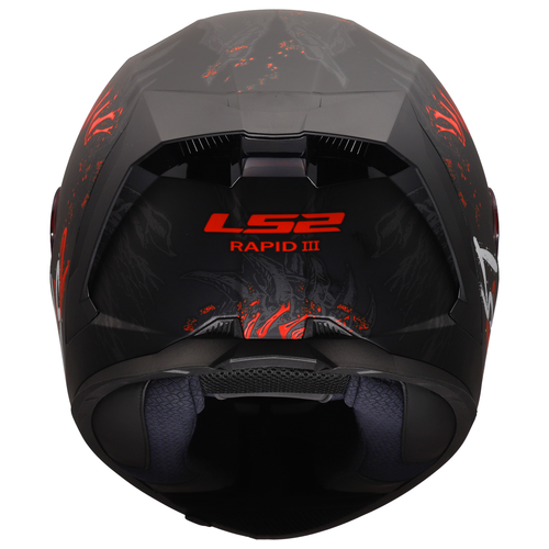 LS2 FF820 RAPID III (FF353) FULL FACE MOTORBIKE HELMET LYCANT ZOMBIE FLOW KAIJU - Picture 88 of 138