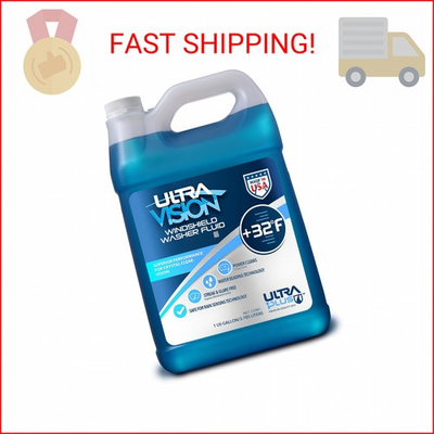 #ad ULTRA 1PLUS Windshield Washer Fluid Advanced Formula for Car Windshield Wiper $27.05