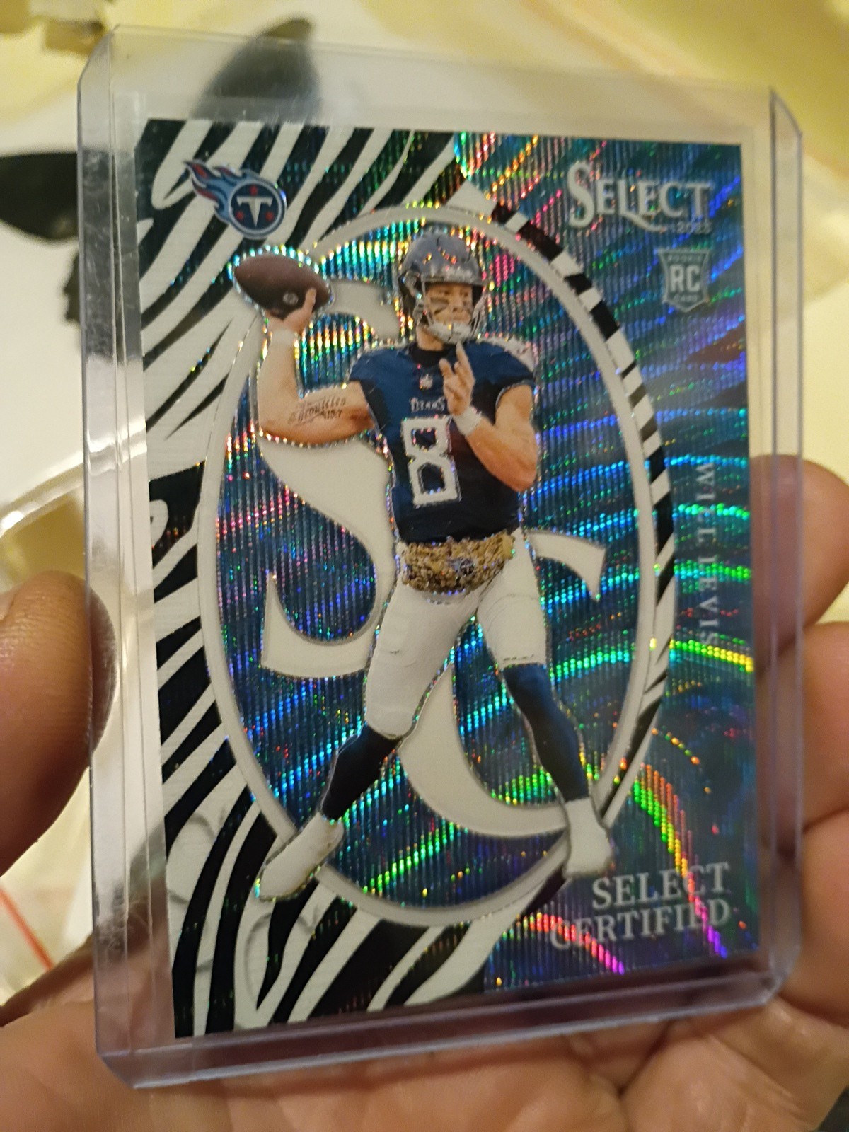 Tennessee Titans - Will Levis - 2023 Select Certified ZEBRA STRIPE RC rookie