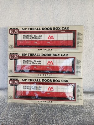Proto 1000 HO 60' Thrall Door Box Cars X 3 Macmillan Bloedel #4323 #4315 #4329
