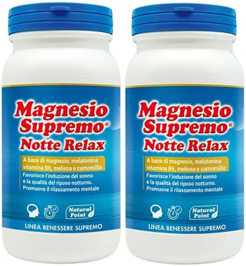 Magnesio Supremo Notte Relax 150g: Ottimizza il Recupero e il Sonno