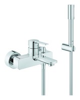 Grohe Lineare Einhand-Wannenbatterie Mit Brausegarnitur - Chrom - 33850001