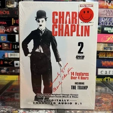 Charlie Chaplin DVD 2 Pack New 4 Hours 14 Features The Tramp Caught in a Cabaret