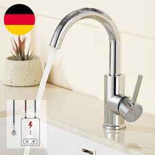 Auralum Küchenarmatur Niederdruck Armatur Küche/Bad, 360°Drehbar Wasserhahn Küch