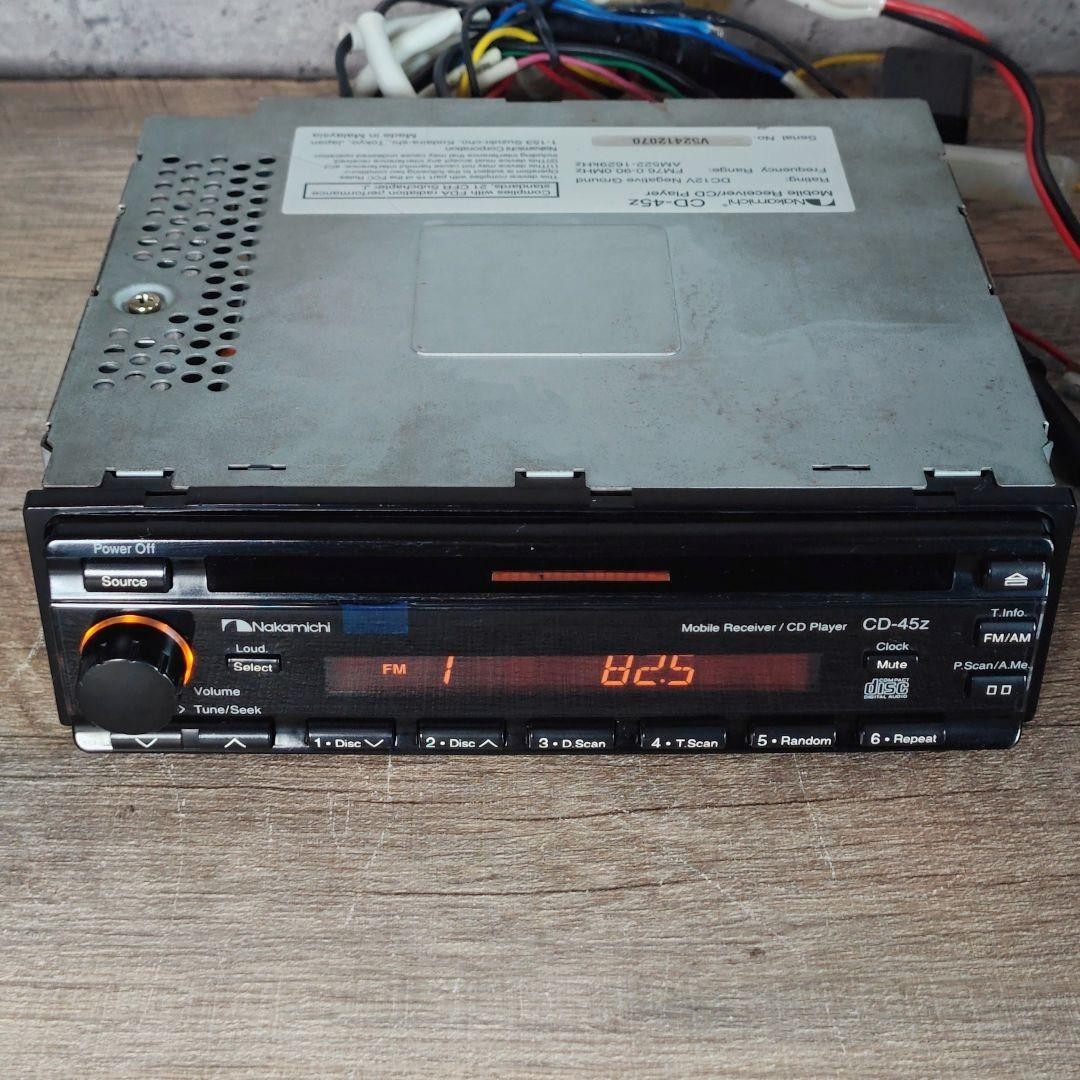 Nakamichi CD-45z 1DIN Car Audio CD Receiver With Remote Vintage