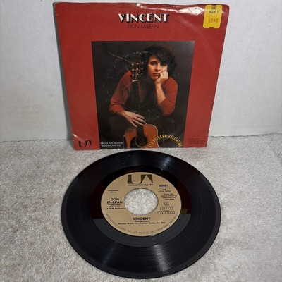 Don McLean: Vincent Castles in the Air, 1972 United Artists Records 50887 VG+