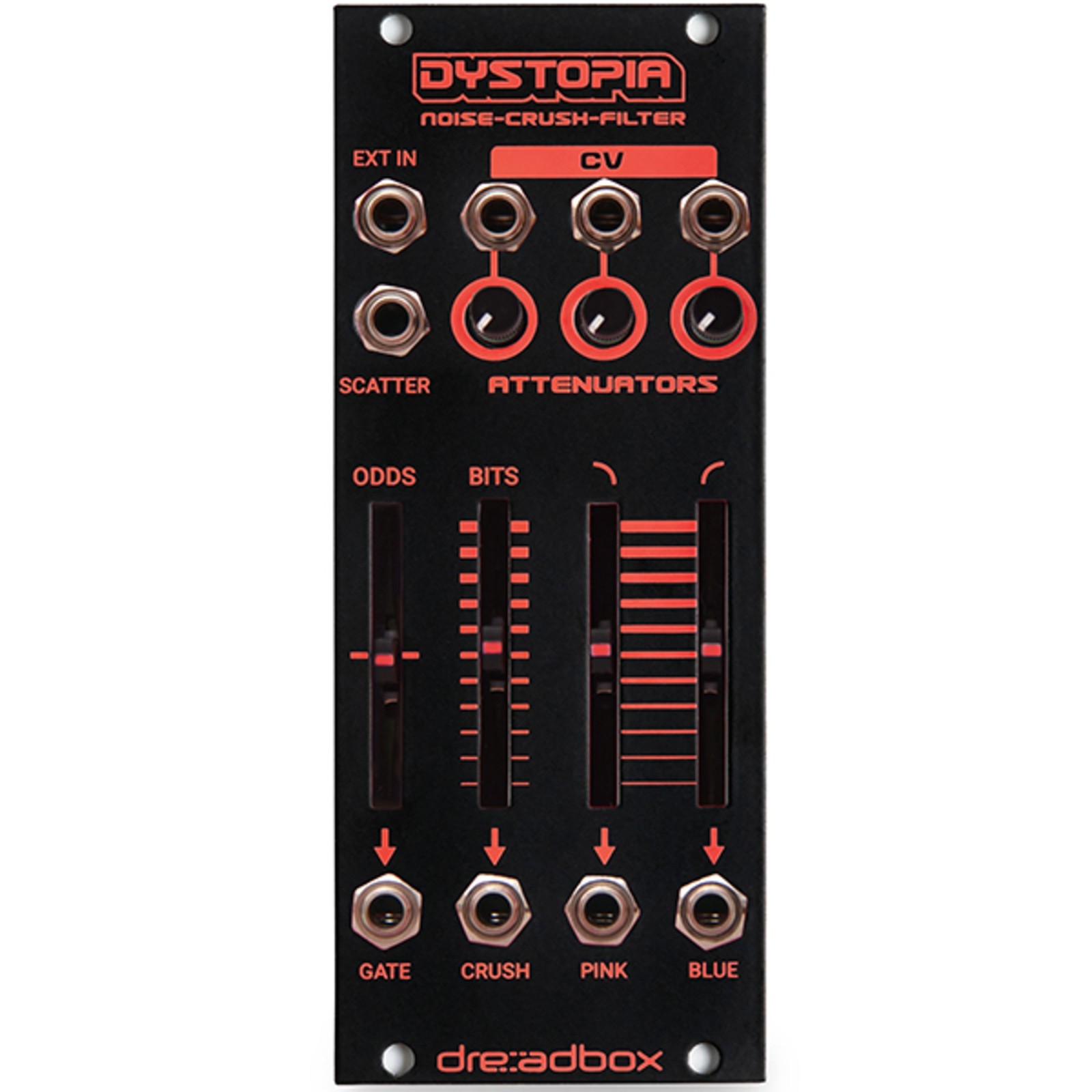 Модульный светошумовой синтезатор Dreadbox Dystopia Black 20090₽