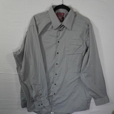 Covington Wrinkle Free Long Sleeve button down shirt 17-17.5 36-37 Size XL