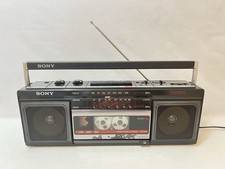 Sony CFS-230s  VINTAGE GHETTOBLASTER BOOMBOX. NEUE RIEMEN. FUNKTIONIERT SUPER 
