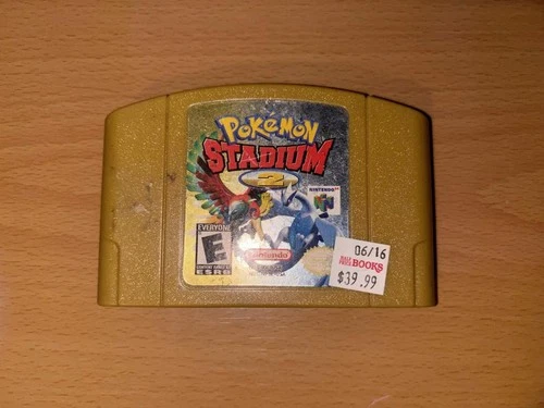 (Gold) Pokémon Stadium 2 N64 (Authentic- Tested Working)