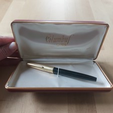 Penna Stilografica Columbus Extra Oro 750 Pennino 585 Vintage+ Scatola Originale