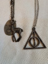 2 Harry Potter Necklaces- Deathly Hallows Necklace and Always Necklace