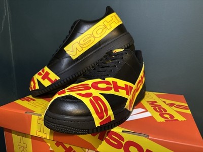 MSCHF TAP3 Black Men's Low Top Lace Up Sneaker Black/Yellow/Red mschf-007 (9m)