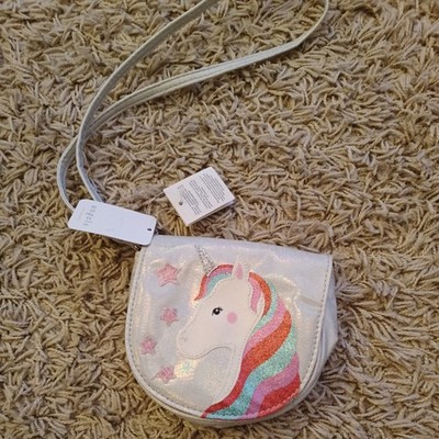 Neu Angels by Accessorize Mädchen Clutch Tasche Handtasche Einhorn klein Accessoire