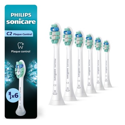 Daily Dental Care Replacement Heads - Philips Sonicare C2 6 Pack HX9026/77