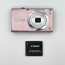 Canon PowerShot A2400 IS Pink Digital Camera 16.0MP 4x Optical Zoom From Japan