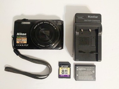 Nikon COOLPIX S6800 16.0MP Digital Camera - Black for sale online