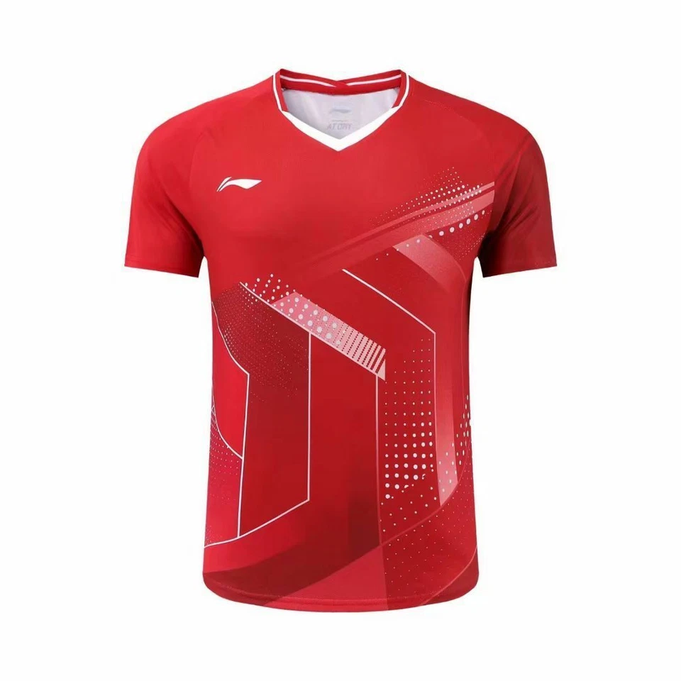 Li-Ning Adulto Niño Deportes Prendas para el torso Tenis/Bádminton Ropa Camisetas Nuevas Para Hombre Foto 3 de 4