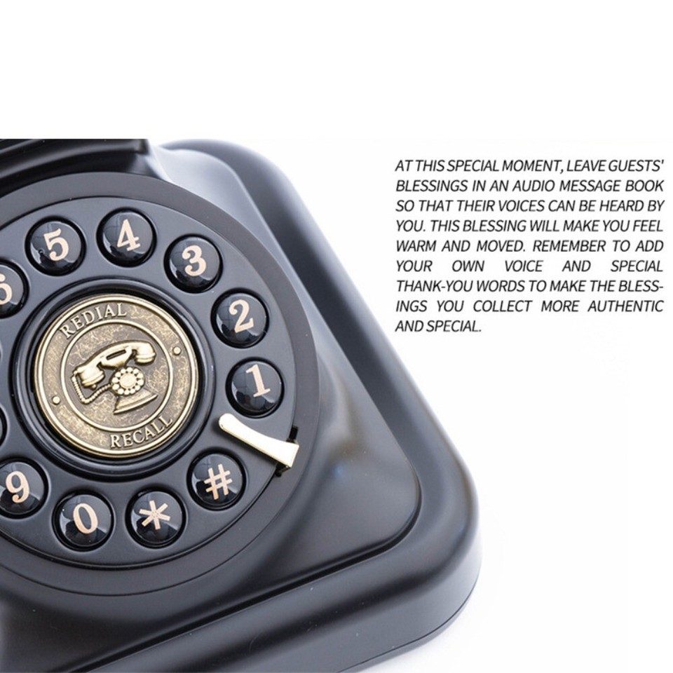 Decorative Telephones Audio Guest Book Original Guestbook Phone Home eBay