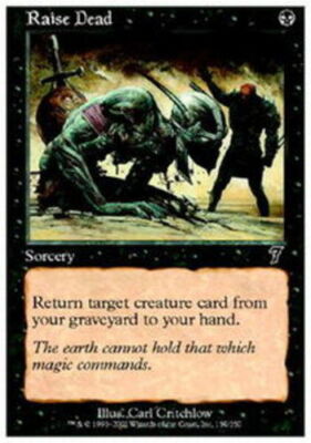 Raise Dead x1 - 7th Edition - Light Play, English - 7th Edition