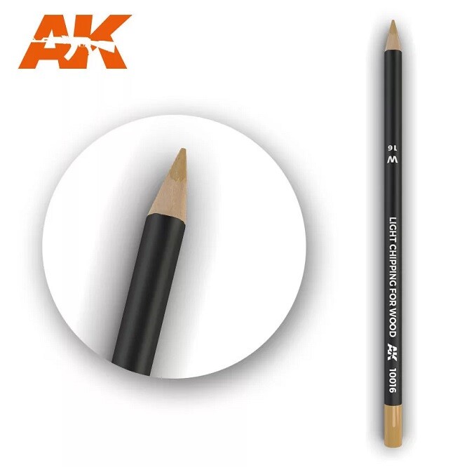 AK Interactive AK10016 - Watercolor Pencil Light Chipping For Wood