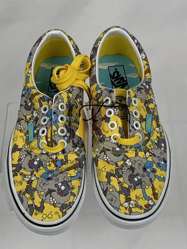 Vans Canvas Shoes The Simpsons The Itchy & Scratchy Show Size 4.0 Mens NEW