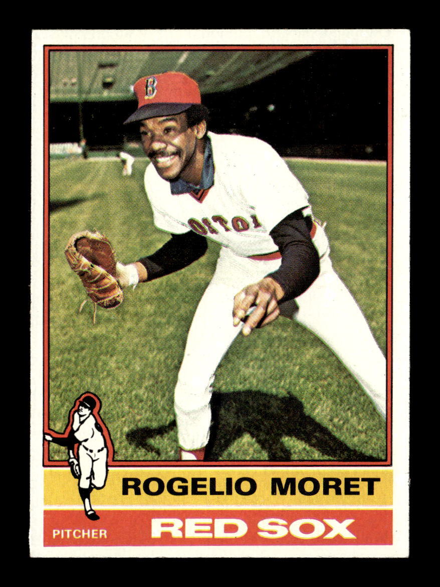 書76 1976 Topps #632 Rogelio Moret Boston Red Sox EX Baseball