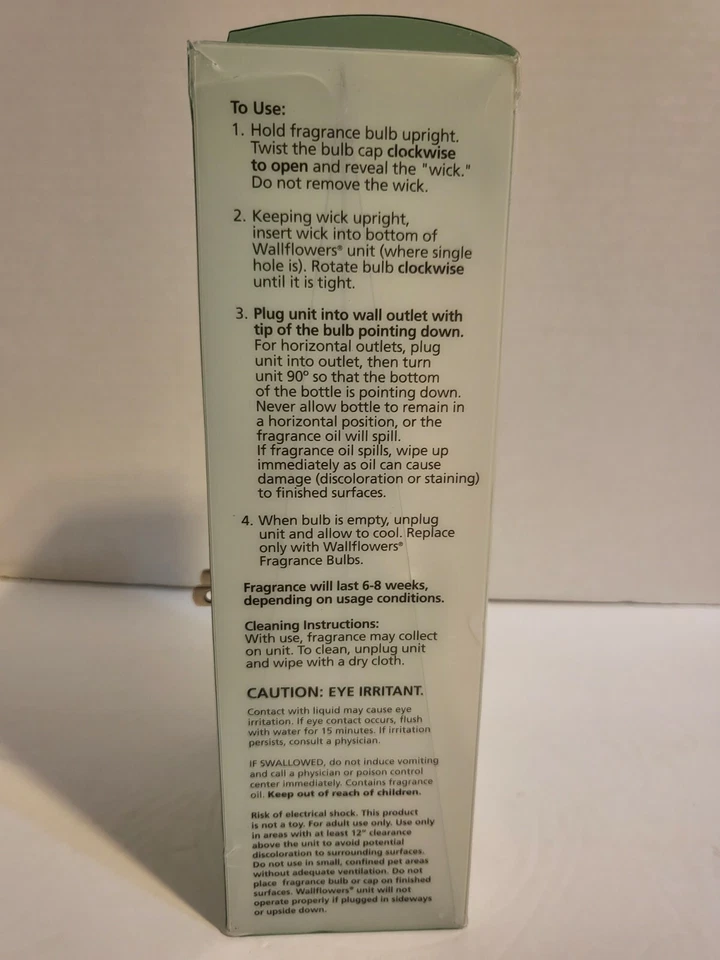 Wallflowers Cucumber Melon Fragrance Bulb & Diffuser White Barn Candle Co BBW - Image 4 of 4