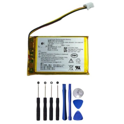 383450 533-000107  750mAh 2.775Wh Battery For LogitechLogitech Far East