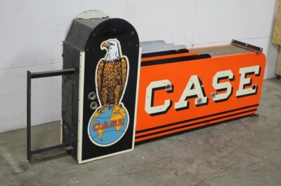 Old Case Porcelain Neon Sign...see my other neons John Deere , IH ...