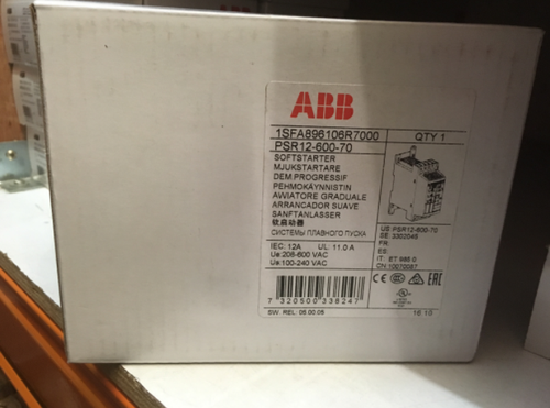 1PC New ABB PSR12-600-70 1SFA896106R7000 Soft Starter In Box Brand | eBay