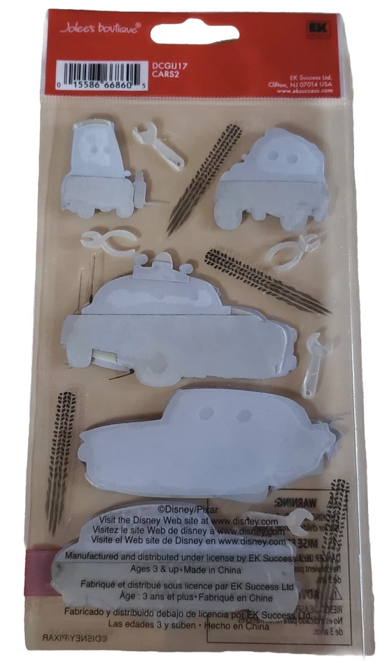 全新 IP Jolee's Boutique Cars 2 金属虹彩尺寸贴纸 Doc Ramone — 第 2/2 张图片