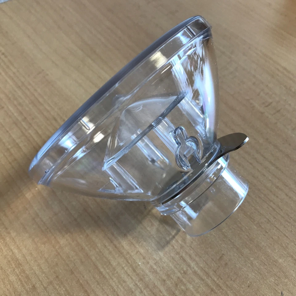 Molinillo Eureka Mignon 45 g plástico transparente dosis única tolva de frijoles - Hecho en Italia Foto 2 de 4