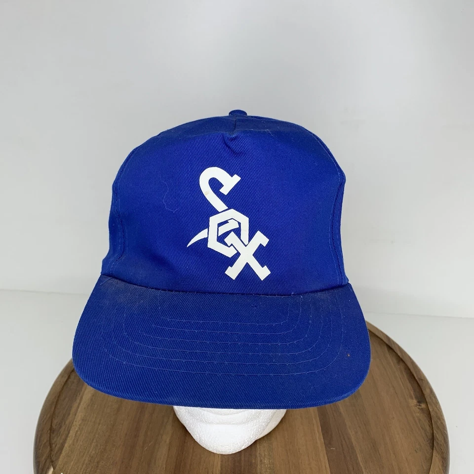 Gorra ajustable de los Medias Blancas de colección años 80 90 Chicago MLB gorra de béisbol día de juego Foto 3 de 4