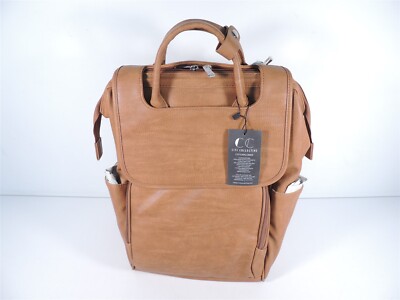 Citi Collective Explorer Diaper Baby Bag Backpack Tan Faux  display picture 3